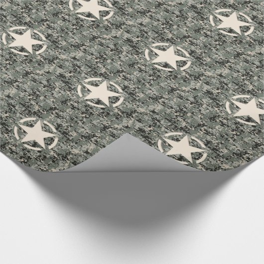 Star Stencil voor digitale camouflage Cadeaupapier (Hoek)