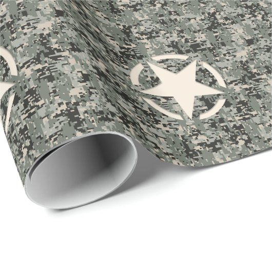 Star Stencil voor digitale camouflage Cadeaupapier (Rol Hoek)