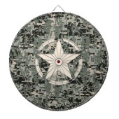 Star Stencil voor digitale camouflage Dartbord (Voorkant)