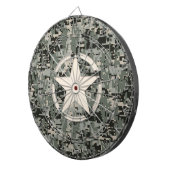 Star Stencil voor digitale camouflage Dartbord (Voorkant Rechts)