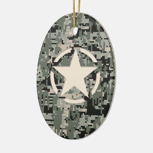 Star Stencil voor digitale camouflage Keramisch Ornament (Links)