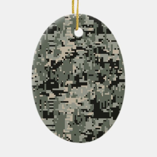 Star Stencil voor digitale camouflage Keramisch Ornament (Achterkant)