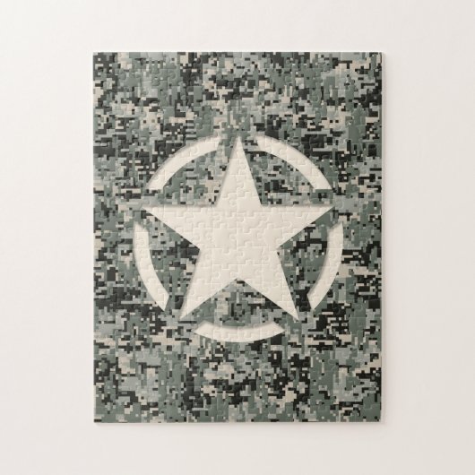 Star Stencil voor digitale camouflage Legpuzzel (Verticaal)