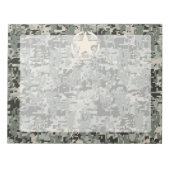 Star Stencil voor digitale camouflage Notitieblok (Voorkant)