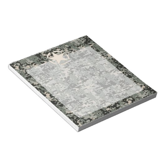 Star Stencil voor digitale camouflage Notitieblok (Schuin)