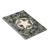 Star Stencil voor digitale camouflage Notitieboek (Rechterzijde)