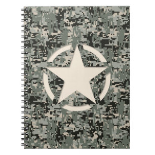 Star Stencil voor digitale camouflage Notitieboek