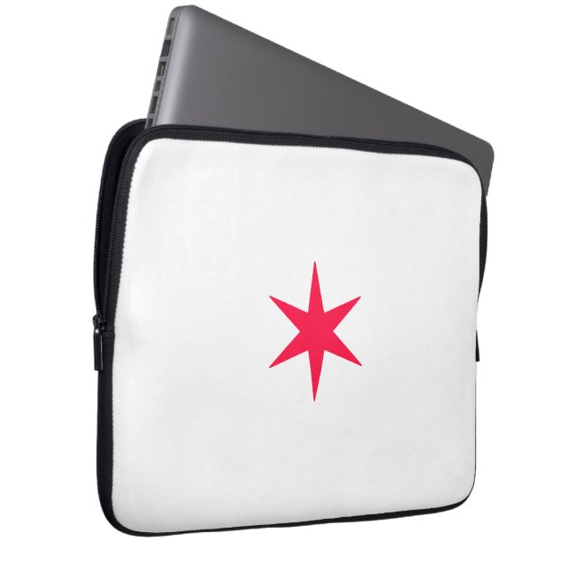 Star Stern pink Laptop Sleeve (Voorkant Rechts)