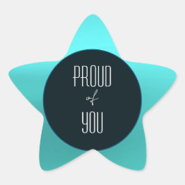 Star-Sticker "Proud of you" Ster Sticker