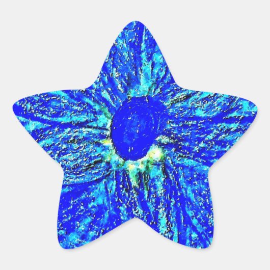 Star Stickers Blue Dalhia (Voorkant)
