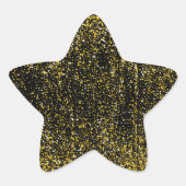 Star Stickers Gold Glitter  (Voorkant)
