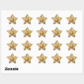 Star Stickers Yellow Camellia (Vel)