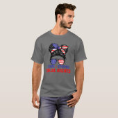 Star Stripes en Equal Rights American Flag 4e van T-shirt (Voorkant volledig)