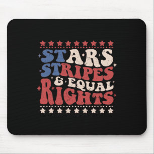 Star Stripes en gelijke rechten Patriottisch 4 jul Muismat