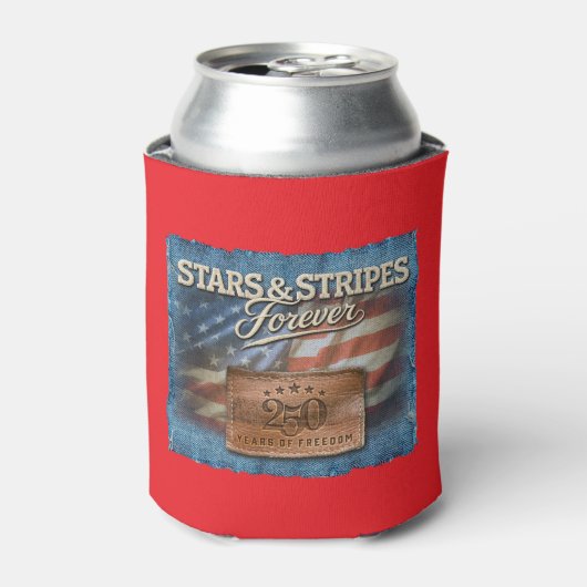 Star & Stripes Forever Blikkoeler Blikjeskoeler (Blikje Voorkant)