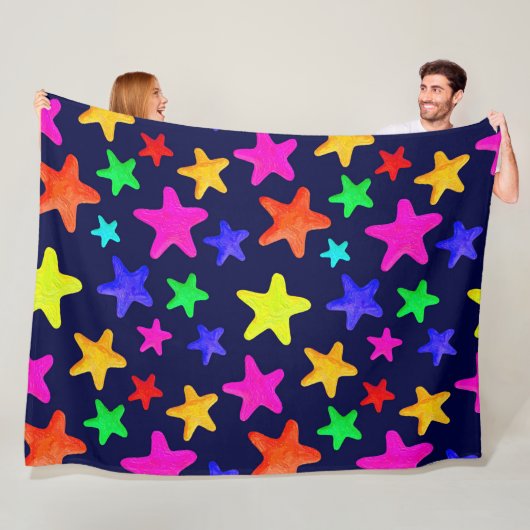 Star Struck 60x80 Fleece Deken (In situ)