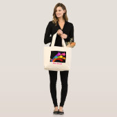 Star Struck Grote Tote Bag (Voorkant (model))
