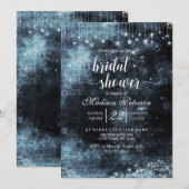 Star Struck Waterverf bruids doucheuitnodiging Kaart (Voorkant / Achterkant)