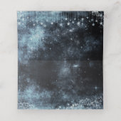 Star Struck Waterverf Galaxy Trouwtafel nummer Plaatskaartje (Binnenkant ongevouwen)