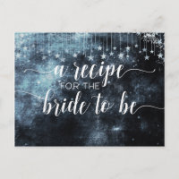 Star Struck Waterverf hemelse bruid recept Kaart