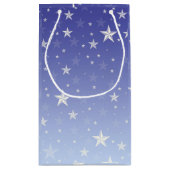 Star Studded Blue Klein Cadeauzakje (Achterkant)