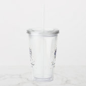 Star Studded Disco Ball Waterverf Verjaardagsfeest Acryl Drinkbeker (Rechts)