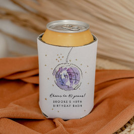 Star Studded Disco Ball Waterverf Verjaardagsfeest Blikjeskoeler