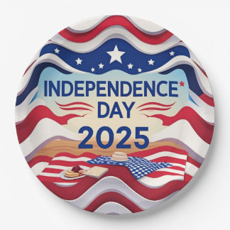 Star-Studded Independence Day Bowls Papieren Bordje