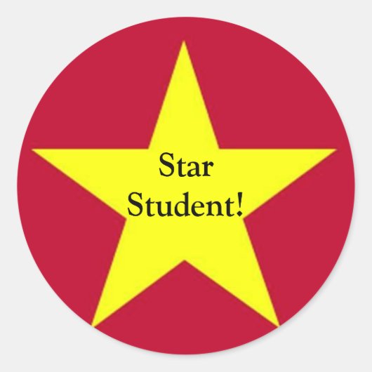 Star Student Sticker (Voorkant)
