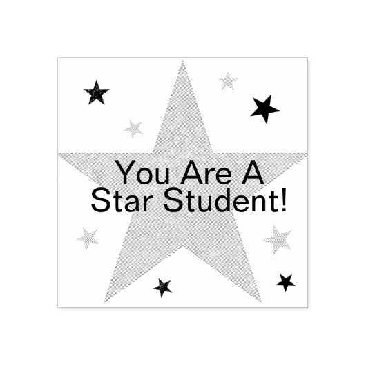 Star Student Teachers Award - Stimuleringsrubber Rubberstempel (Afrduk)