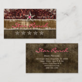 Star Suede Loyalty Card Leopard Brown (Voorkant / Achterkant)
