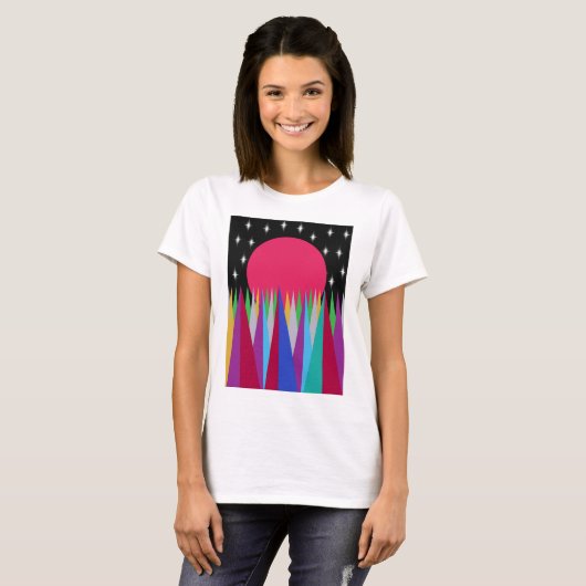Star Sunset T-shirt (Voorkant volledig)