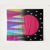 Star Sunset Tapestry Wandkleed (Voorkant (horizontaal))