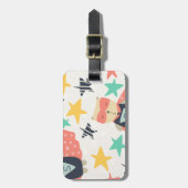 Star Super Hero Bagagelabel (Voorkant verticaal)