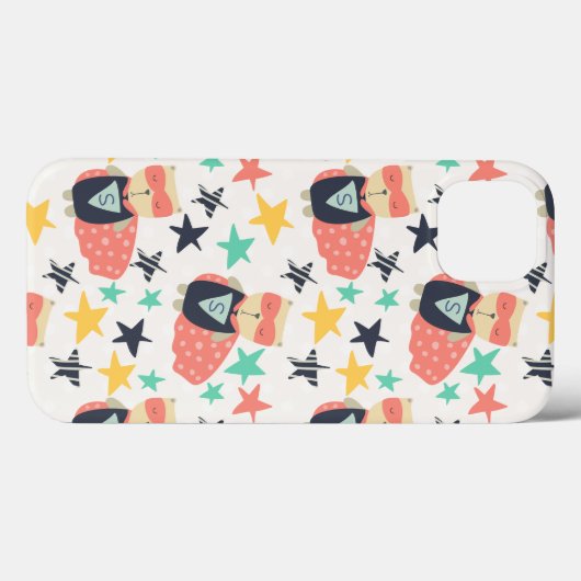 Star Super Hero Case-Mate iPhone Case (Achterkant (horizontaal))