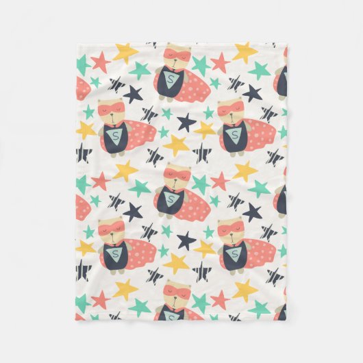 Star Super Hero Fleece Deken (Voorkant)