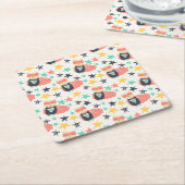 Star Super Hero Kartonnen Onderzetters (Schuin)