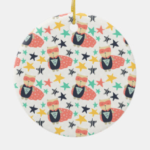 Star Super Hero Keramisch Ornament