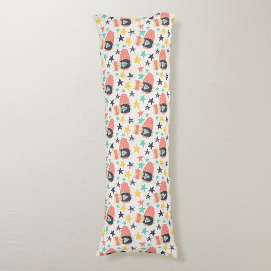 Star Super Hero Lichaamskussen (Voorkant Verticaal)