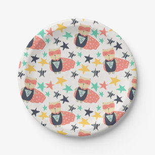 Star Super Hero Papieren Bordje