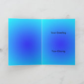 Star Super Kind Blue Wenskaart Kaart (Binnen)