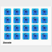 Star Super Kind Name Blue Custom Stickers (Vel)