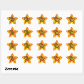 Star Super Kind Star Stickers (Vel)