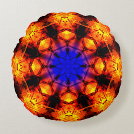Star Supernova Mandala Rond Kussen