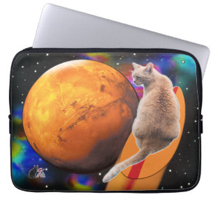 Star Surfer-Cat Chili Pepper Laptop Sleeve
