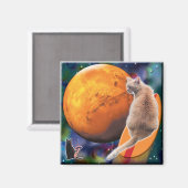 Star Surfer-Cat Chili Pepper Magnet (Voorkant / Achterkant)