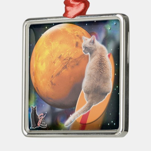 Star Surfer-Cat Chili Pepper Ornament (Links)
