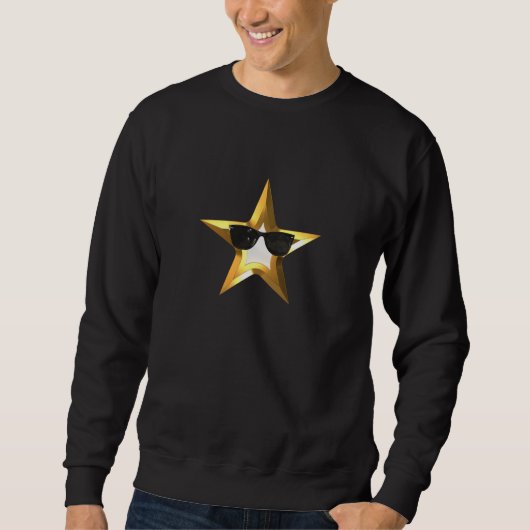 Star Sweatshirt met vangstterm (Voorkant)