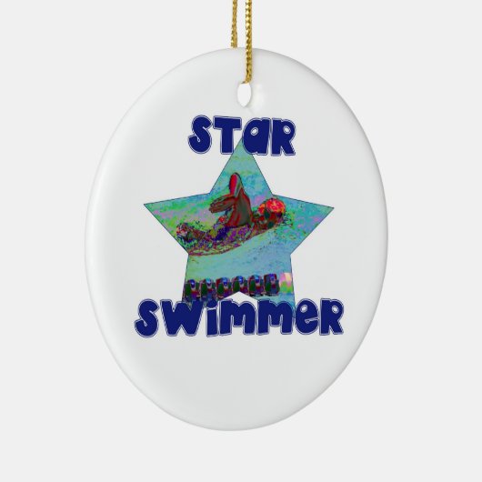 STAR SWIMMER CHRISTMAS ORNAMENT SJABLOON (Rechts)