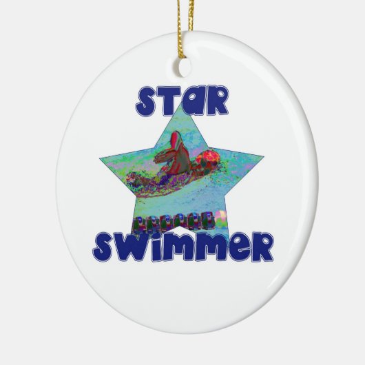 STAR SWIMMER CHRISTMAS ORNAMENT SJABLOON (Links)
